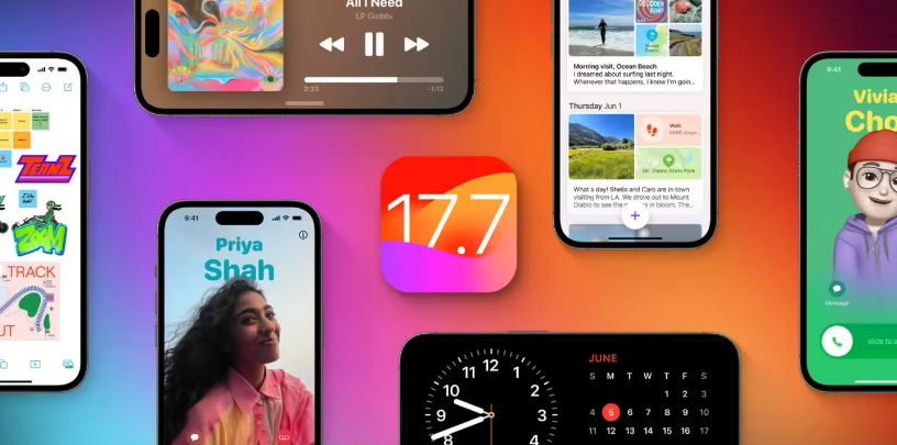 融水苹果手机维修分享苹果 iOS / iPadOS 17.7.1 正式版推送 